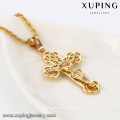 32706-cheap bulk jewelry 18k gold simple cross pendants